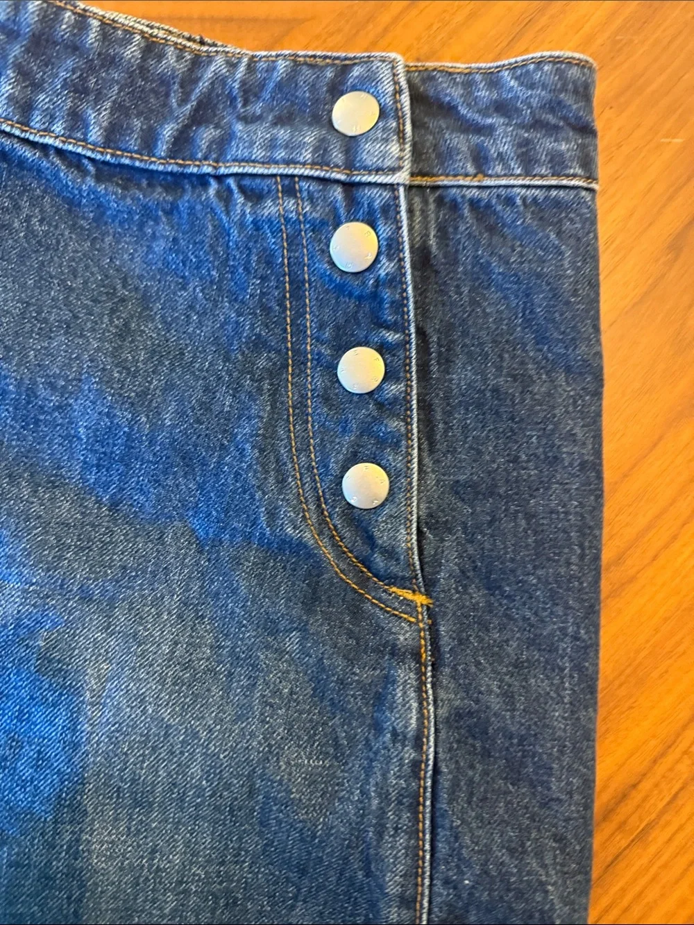 Frame Denim Dark Blue Women's Denim shorts